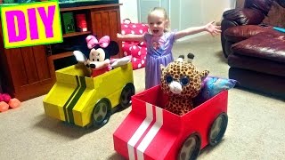 How to Make a Cardboard Box Car for Kids Easy Tutorial DIY Do your kids like sitting and playing in cardboard boxes? Here
