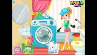 Clumsy Gardener Laundry-Full Game Movie For Kids-Best Kids Games screenshot 3