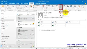 Detach attachments from multiple messages in Outlook