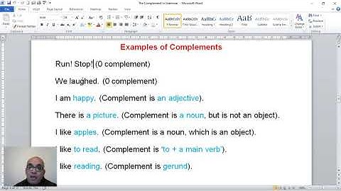 The Complement in English Grammar