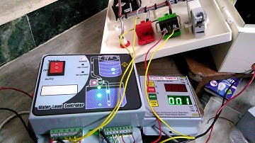 Automatic water level controller with cyclic timer