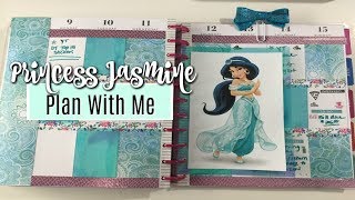 PLAN WITH ME | HAPPY PLANNER | Princess Jasmine Theme