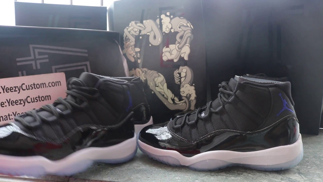 2016 Air Jordan Space Jam Real VS Fake HD Review - YouTube