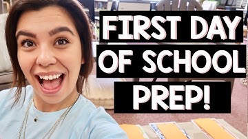 First Day Back-to-School Prep | The Lettered Classroom