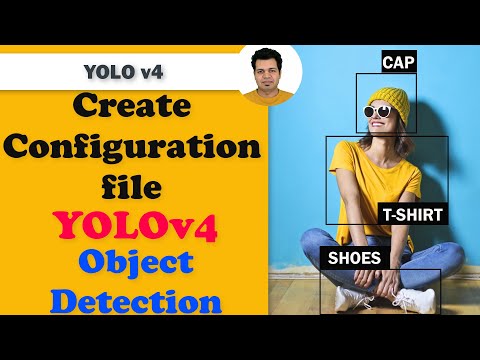 Create Configuration file in YOLO Object Detection | YOLOv4.cfg file Download