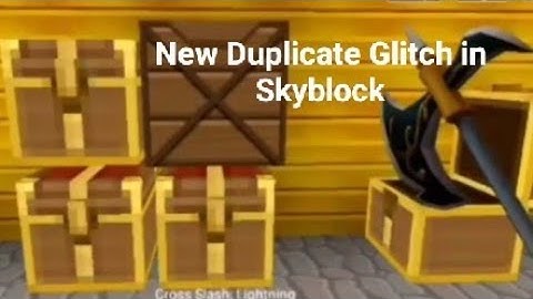New Duplicate Glitch in Skyblock (blockman go) Ver. 2.11.2