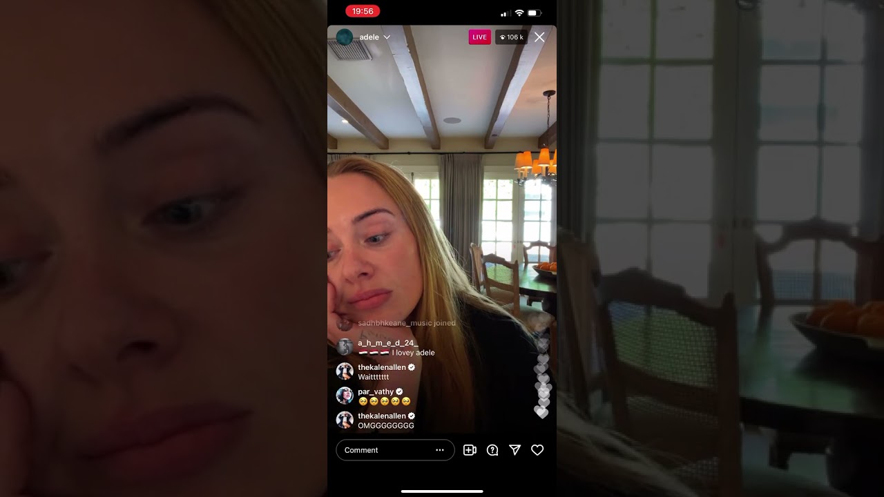 Adele play 'Easy On Me' on Instagram Live! - Adele leak a snip of 'Easy On Me' on IG livestream!