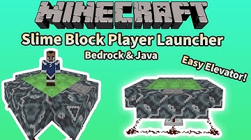 Minecraft Slime Block Player Launcher For Bedrock & Java