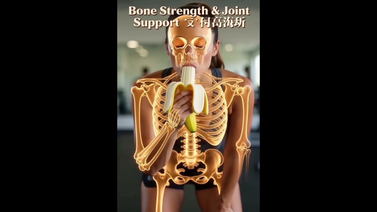 Banana Power 🍌 | Woman Fueling Gym Workout with Natural Energy | Fitness & Health USA