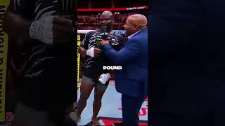 UFC fighter needs booty after his win