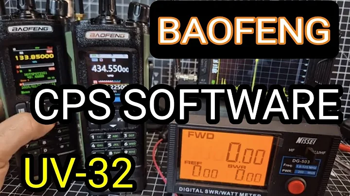 Baofeng UV-32 Programme Software Tutorial