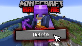 I DELETED My 2000+ Days Minecraft Hardcore World.