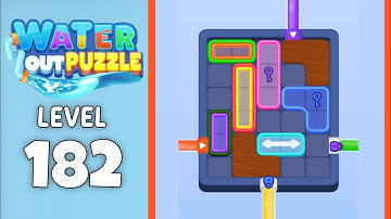 Water Out Puzzle level of 182 solution