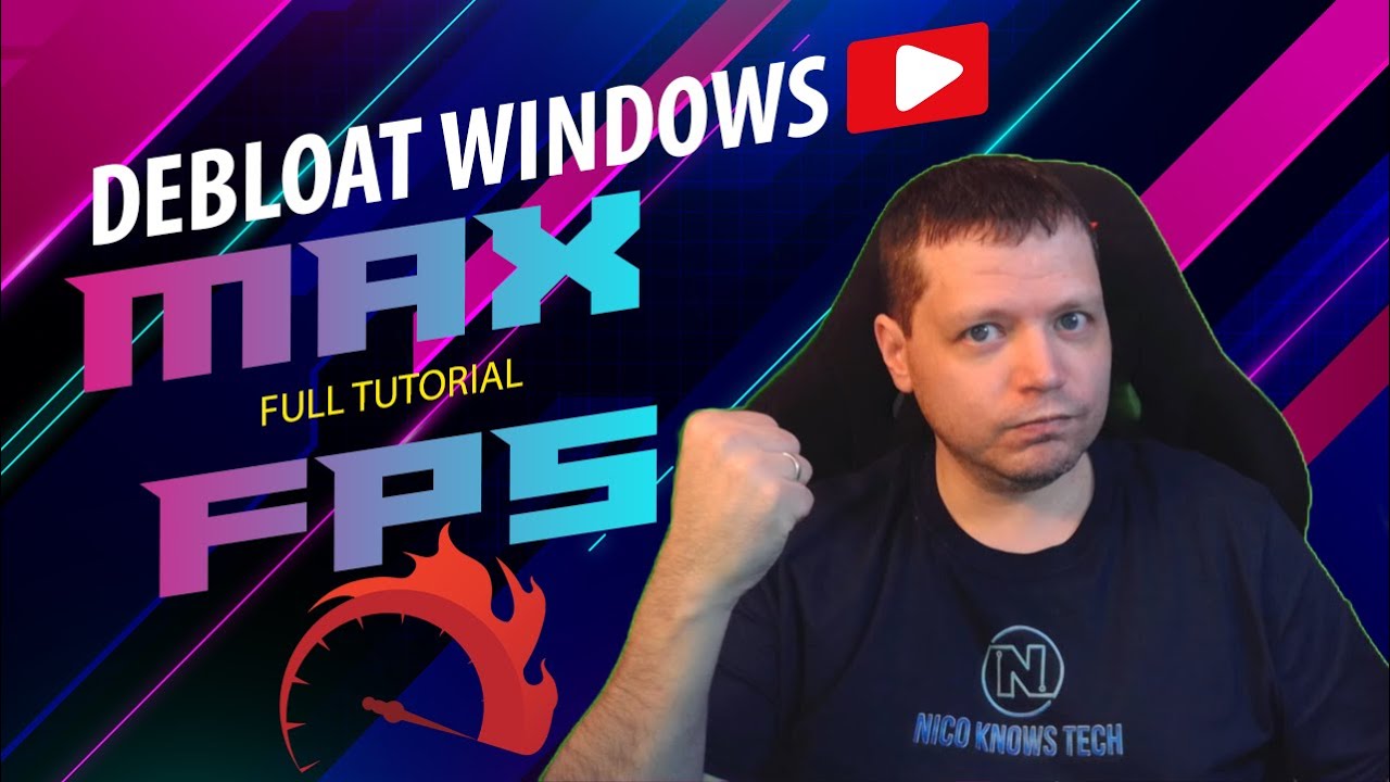 Debloat Your Windows for Maximum Performance! 2021 Updated! How to