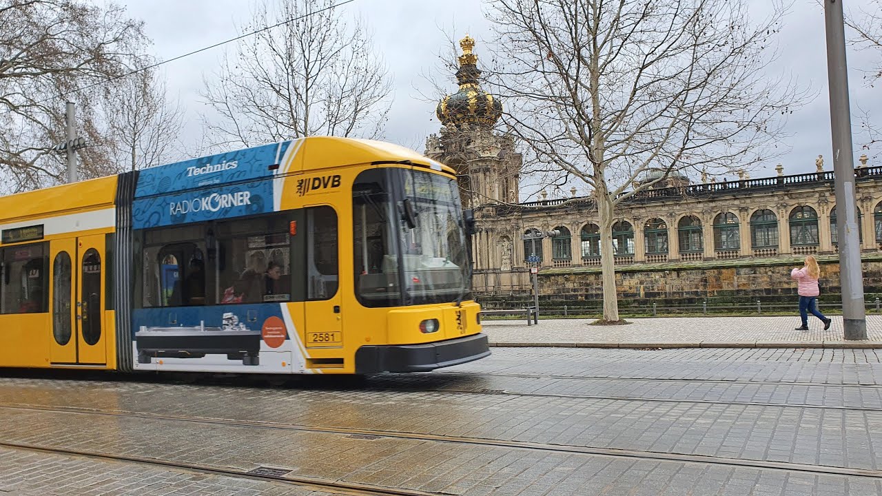 Straßenbahnen Dresden -  Impressionen - Februar 2020