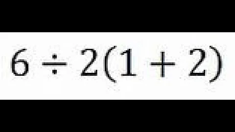 Viral Math problem 6÷2(1+2) = ? Correct way to work the problem.