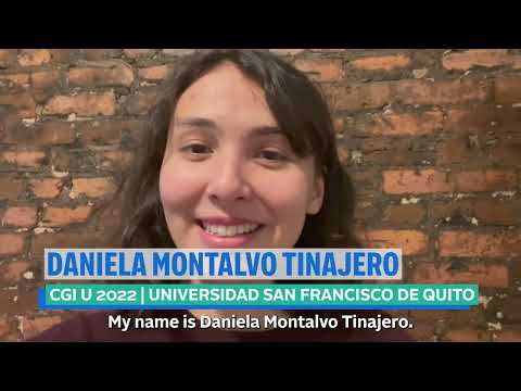 CGI University 2022: Daniela on Helping Women Gain Access to Legal Support (Ecuador)