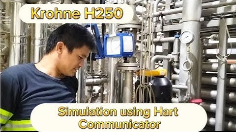 Krohne H250 | Analog Flow Meter | Simulation | Calibration | Verification | Tagalog Tutorial