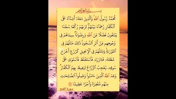 ماتيسر من سورة الفتح #بصوت #الشيخ سعد الغامدي #duet تلاوة تريح القلب