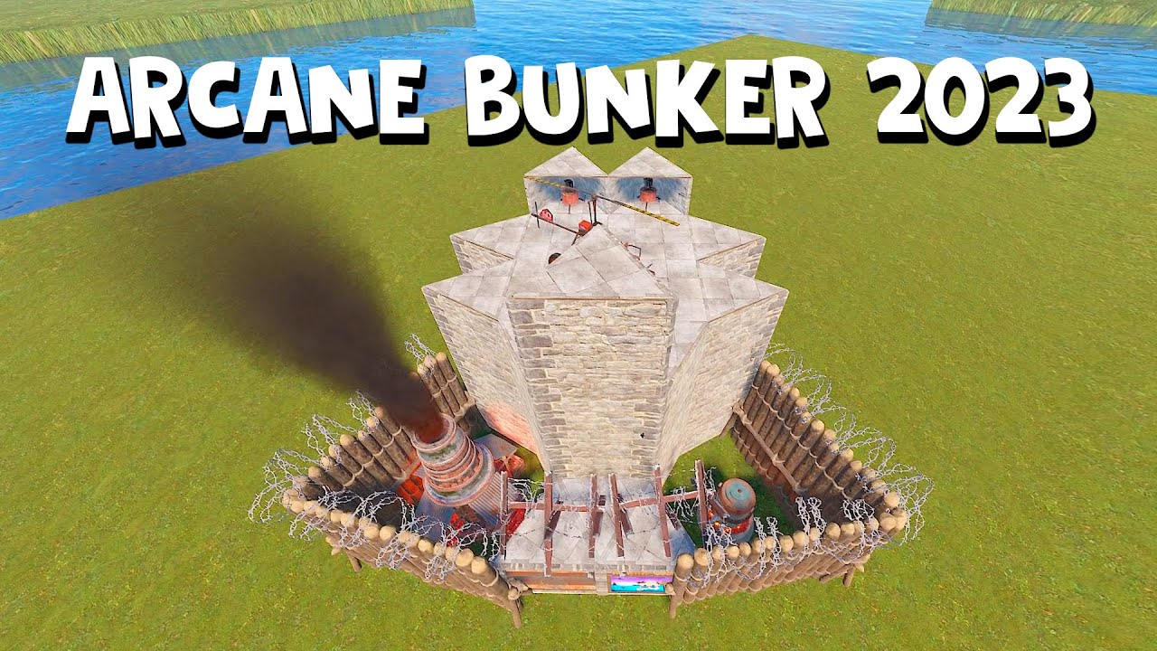 ARCANE Bunker Base 2x2 Duo Trio in Rust - YouTube
