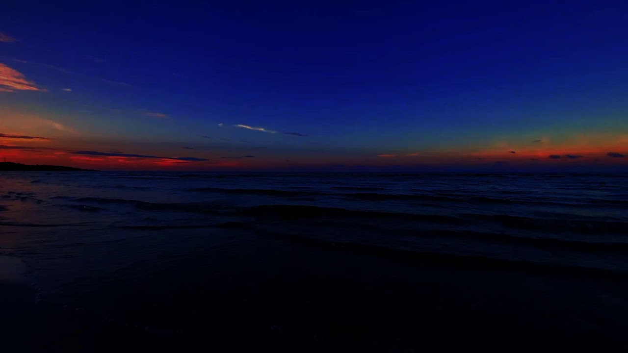 Ocean Waves Black Screen for Deep Sleep | Relaxing Night Beach Ambience (No Music)