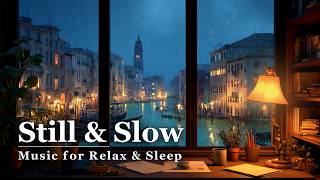 Venice Rainy Night Jazz 🌧️ Soft Vocal Music for Relax, Sleep & Work | Still & Slow screenshot 1