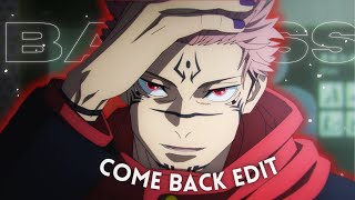 Sukuna Comeback Bad Amvedit 4K