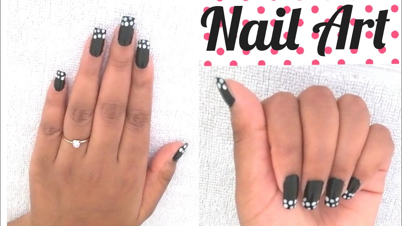 nail art at home in tamil