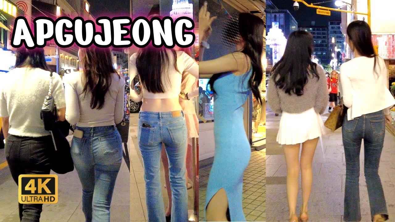 🇰🇷압구정😎[APGUJEONG]🔥Walking on the streets at night, a hot place in Seoul, South Korea