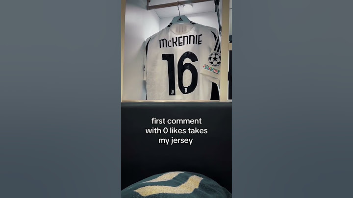 Let’s see who wins this McKennie jersey 🗣️⁉️ #juventus