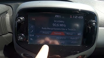 How to Check Radio Stations List in Toyota Aygo II ( 2014 – 2021 ) | Change Radio Stations