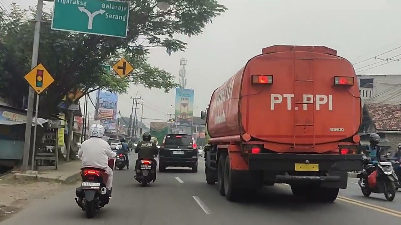 Melintas Jl Raya Serang dari cikupa arah Balaraja || Tangerang