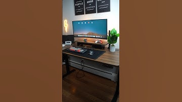 My dream desk setup looking better with desk shelf from vernal #desksetup
