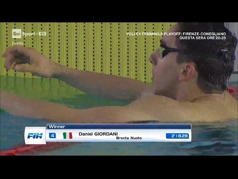 08/04/2017 pom. 200 Rana M Finale B Giordani Daniel 2'18,28 Campionato Italiano Assoluto 2017 v.50