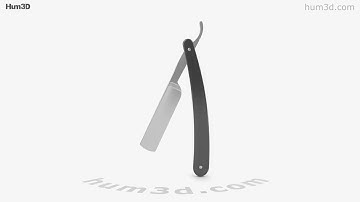 Straight Razor 3D model by 3DModels.org