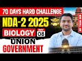70 Days Hard Challenge | UPSC NDA-2-2025 Polity Day 08 -Union Government | By Yash Sir #ndapolity