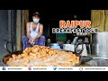 Raipur breakfast food tour i sadar idly vada  sulabh peda  ramji balushahi  sahu samosa kachori