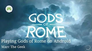 Playing Gods of Rome for Android Devices screenshot 2