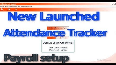 All Realtime Videos Attendance Tracker (New Lanched )