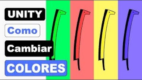 CÓMO CAMBIAR DE COLOR A UN OBJETO EN UNITY 2023 EXPLICADO PASO A PASO