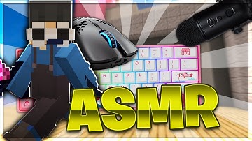 [240 fps] Thocky Keyboard ASMR + Mouse Sounds | Hypixel Bedwars