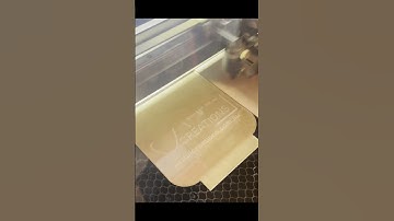 Laser Engraving a Customised Edge Lit Acrylic Sign