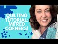 What the HECK is a MITRED CORNER?!