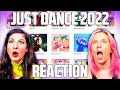 JUST DANCE 2022 FULL GAME REACTION (a lot of unannounced maps 😱) w/ Astylia