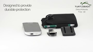 Zebra Motorola TC51 TC56 Mobile Computer Nylon Case with 2 Belt Clips
