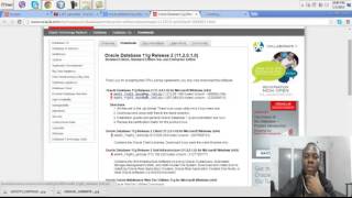 Celeste Bah Telecharger et installer Oracle 11g release2 for windows 64bits