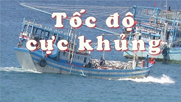 Ghe Lưới đảo Phú Quý ra khơi với tốc độ cực khủng