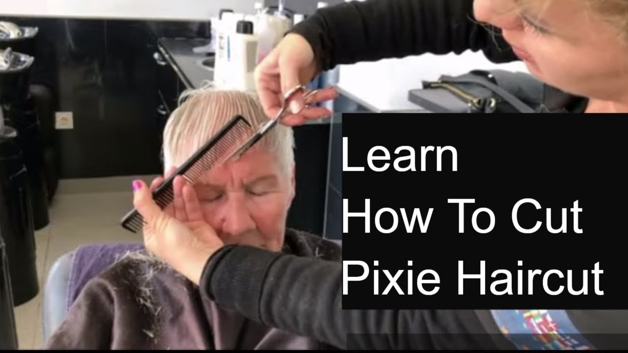 Pixie Hair cut Step by Step - short haircut for women - YouTube