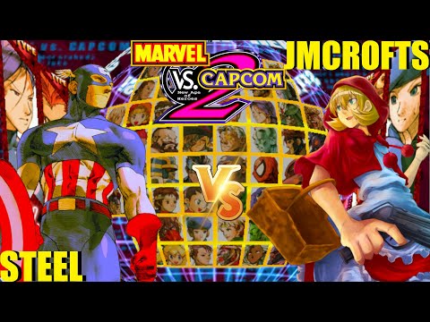Marvel vs Capcom 2: JMCROFTS vs STEEL