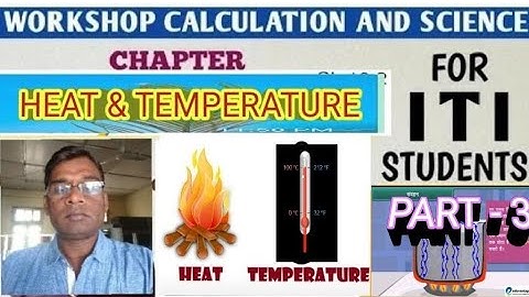 Workshop Calculation & Science : Heat & Temperature ( part -3)    " Anantwar Sir"